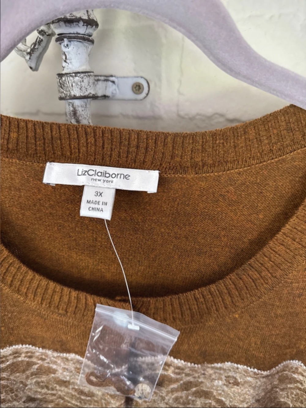 Liz Claiborne cardigan knit sweater new - Picture 3 of 4